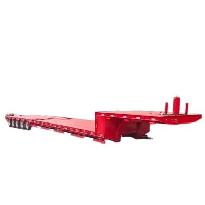 CIMC Heavy Duty Semi-Trailer Lowboy with Loading Capacity 30T 100T 3 Axles 4 Axles