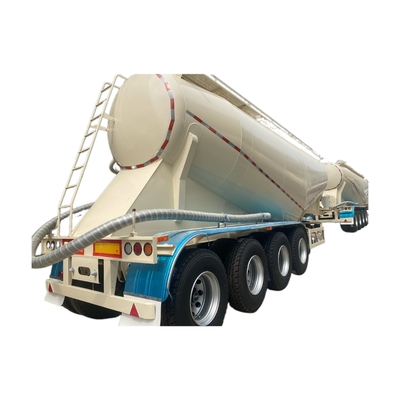 Heavy-Duty Freight Truck in Supplies 4-Axis Bulk Transport Semi-Trailer with Leg Support