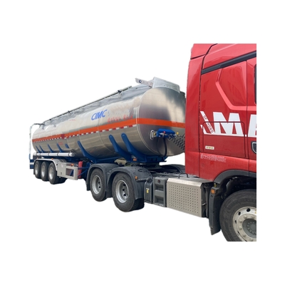 CIMC Directly Sells 3-Axle Aluminum Alloy Oil Tanker with 60000L Maximum Load Capacity