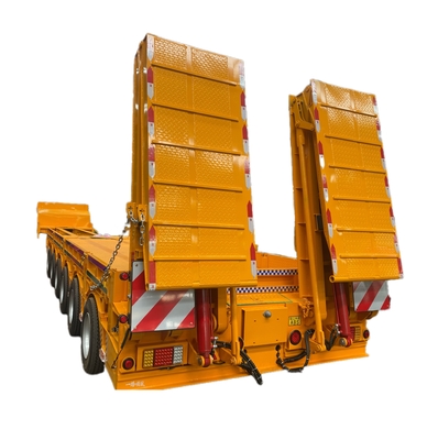 High Capacity 6 Axles 60-100 Tons Low Bed Semi-Trailer for Versatile Cargo Transport