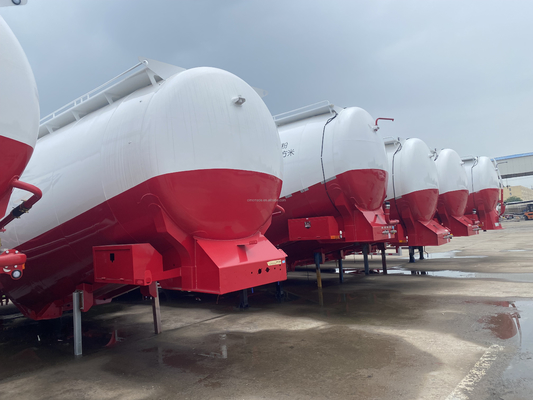 CIMC Quality 3-axle Heavy-duty 50 Cubic Meters 80 Tons 3-axle Bulk Transport Semi-trailer Factory Direct Sales