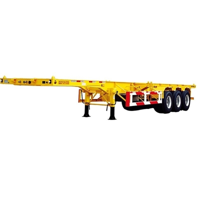 Maximum Load Capacity of 50T Truck Trailer's Semi-Trailer for Container Transport