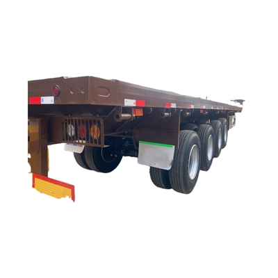 80000kg Max Payload 4-Axle Flatbed Semi-Trailer for CINC Semi-Trailer Truck Trailer