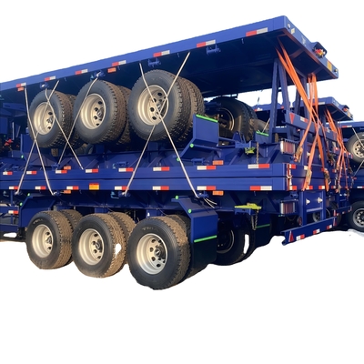 CIMC China manufacturer of 3-axis direct sales high-quality price discount Flatbed semi trailer