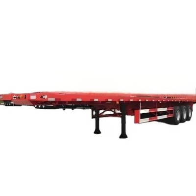 CIMC 13*2.55*2.9m 3AXLE loading capacity 80T selected locks 2 tool boxes electrophoretic KTL powder painted FLATBED SEMI TRAILER