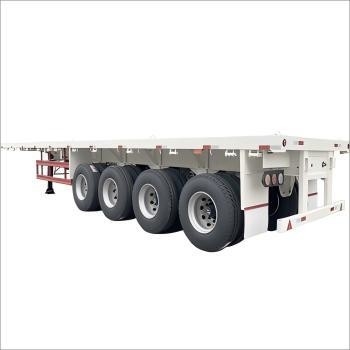 CIMC 40 45ft steel 4Axle designed for heavy duty transportation of oversized and containerized cargo extendable flatbed trailers