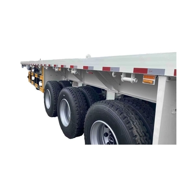 Can be customized according to your special requirements with the lock can pull container multi-functional flat semi-trailer