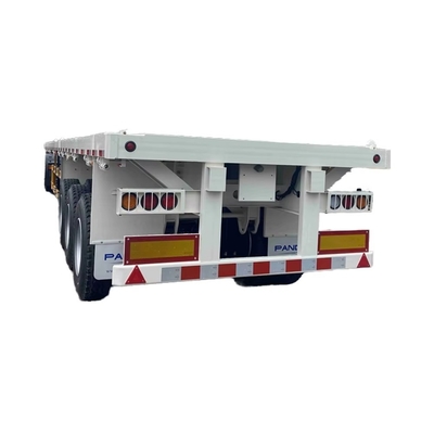 CIMC New 3-Axle Flatbed Skeleton Semi-Trailer Steel Container Truck with Wabco Brake System