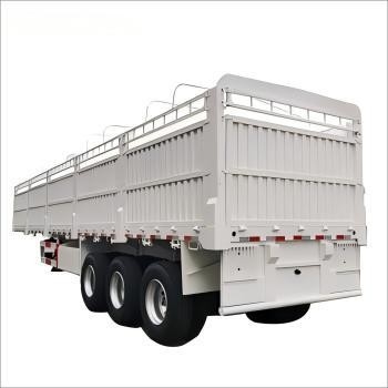 CIMC 3 axle Fence Truck mechanical suspension truck trailer China Supplier Direct Sales Fence semi trailer