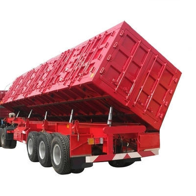 CIMC 40FT 3 Axle tare weight 8.5t 1300*2500mm heavy duty mechanical suspension 13pc leaf spring Wall Side Rollover semi trailer