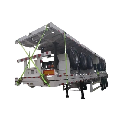 CIMC Second hand 3-Axle Flatbed Skeleton Semi-Trailer