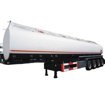 CIMC 4 axles 54000liters 6 compartments Carbon steel transport liquid chemical petroleum food processing oil fuel tank trailer