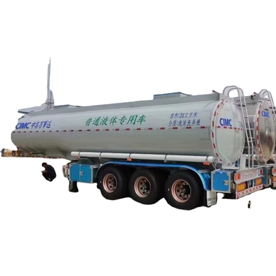 CIMC Direct Sales from Chinese Manufacturer 3-Axis Aluminum Alloy Oil Tanker Truck Fuel tank truck