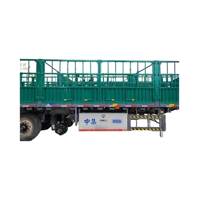 CIMC High Quality 3-Axle Fence-Type Freight Semi- Trailer High-Strength Steel Cargo Trailer