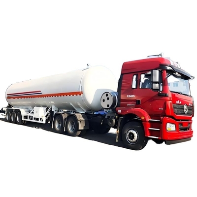 The latest process design of CIMC is a three-axis Fuel Tanker semi-trailer made of high-strength steel.