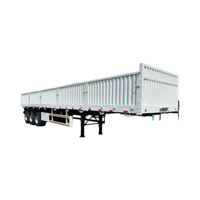 CIMC 30- 80tons 3axles multi-function fence semi trailer transport animals food grain and other bulk fencing truck