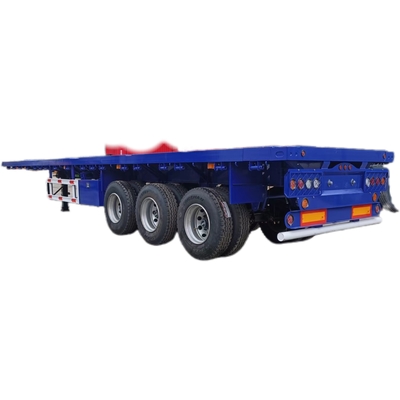 CIMC Truck 3-axle Flatbed Semi-trailer Offers High-quality Semi-trailer Customization