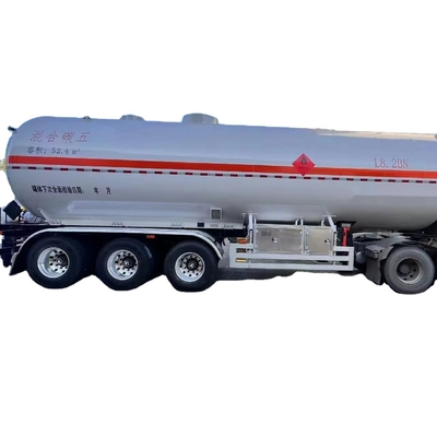 CIMC 3 / 4 Axles Liquid Nitrogen natural gas Lpg Tanker Truck and Semi Trailer Propane Transport Road Tanker
