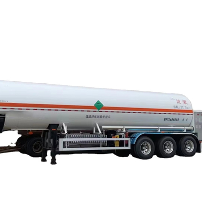 CIMC iron or aluminum alloy Cryogenic liquefied natural gas nitrogen oxygen 26.5 27.7 cbms or customize size semi trailer tanker
