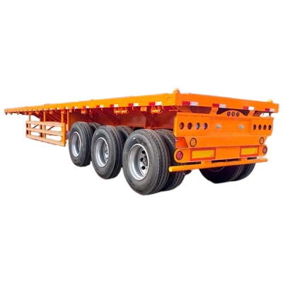Heavy-duty Transport Trailer With Maximum Load Capacity Of 100 Tons Can Lock Onto A 3-axle Flatbed Semi-trailer