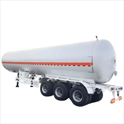 CIMC new design hot sale 3 axles Liquefied Natural Gas Cryogenic Trucks for LNG Gas Station new design gas cylindrical tanker