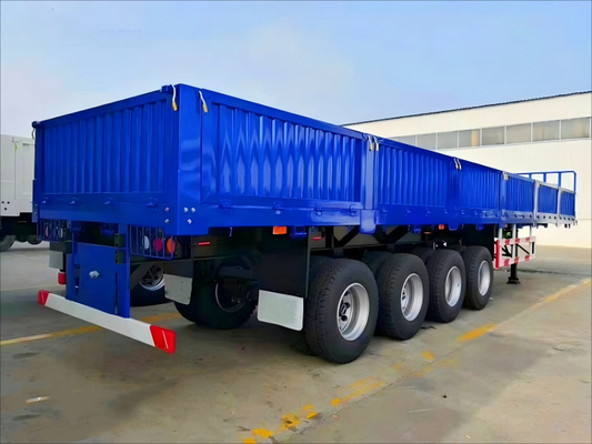 CIMC 3 Axles 13m Used In The Transportation Of Various Bulk Goods Or Containers Heavy Duty Sidewall Fence Semi Trailer