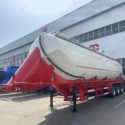 CIMC High Tensile Low Carbon Alloy Steel 40cbms 3-axle W Shape Bulker Carrier Cement Semi-trailer