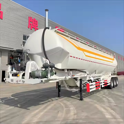 CIMC 3 Axle Transport Cement Granular Materials Or Dry Bulk Cement Powder Tanker Semi Truck Trailer