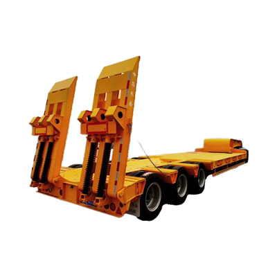 Customizable Steel Three- And Four-Axis CIMC Lowbed Semi-Trailer Truck Trailers
