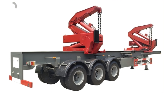 Side Loader Semi Trailer Optimized For Efficient Container Loading Unloading Enhanced Stability And Safety