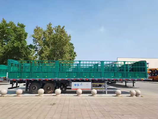 CIMC Factory Direct 3/4 Axles Transport Building Marerials Other Bulk Fence Cargo Trailer