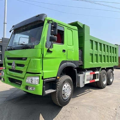 Howo Brand 6x4 Dump Truck 375 Horsepower Manual Transmission Diesel Fuel New Condition For Construction In Africa
