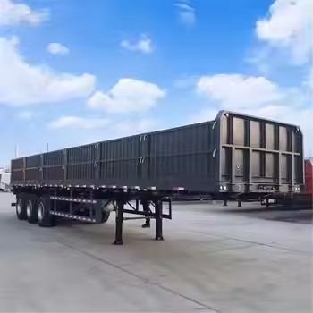 CIMC Factory Direct 3/4 Axles Transport Building Marerials Other Bulk Fence Cargo Trailer
