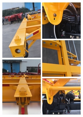 CIMC Vehicle Quality Products Factory 3 Axle Skeleton Semi-trailer