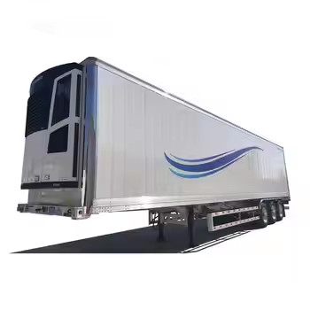 3 Axle 40ft 20ft Factory Direct Carbon Stainless Steel Insulation Foam Frozen Refrigerated Trailer
