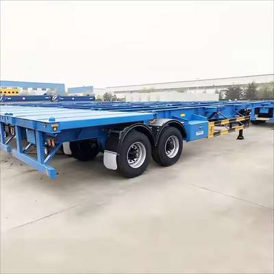 CIMC 2/3 Axles Payload 40-45 Ton 20/40 Feet Containers Chassis Skeleton Tractor Semi Trailer