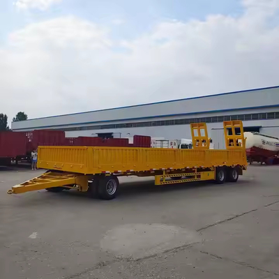 CIMC 3 Axles 40 -100T Bulk Cargo Transport Utility Stake Animal Sidewall Truck Fence Semi Trailer