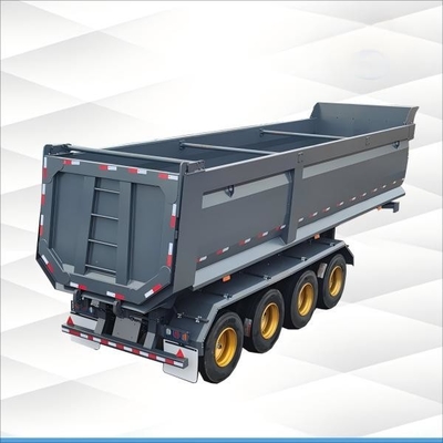 Africa Heavy-Duty Dump Truck Semi Trailer: Engineered for Efficient Transportation and Unloading of Bulk Materials and Waste