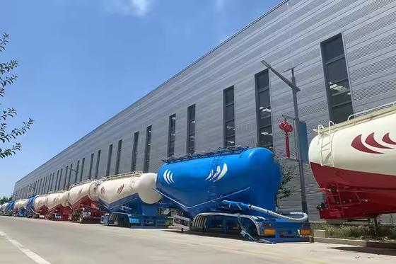 Vehicle Master 3 Axles 60cbm Cement Tanker Trailer Bulk Cement Tank Trailers Dry Bulk Cement Semi Trailer