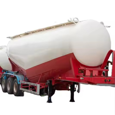 Bulk Cement Transport Truck Trailer Semi-Trailer Carriers with Air Compressor Made from Steel