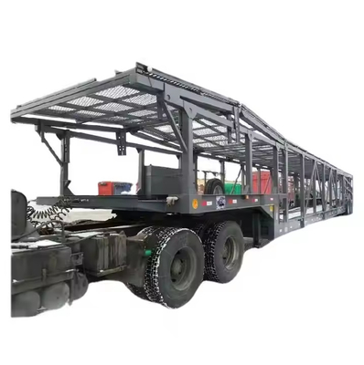 Heavy Duty 2 Axles Car Hauler 6-8 Car Carrier Truck Trailer European Style Car Hauling Utility Trailer with Air Suspension