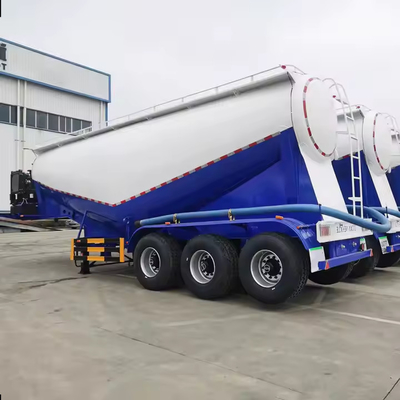 3 Axles 28-60 Tons Bulk Cement Tanker Semi Trailer Cement Silo Semi Trailer