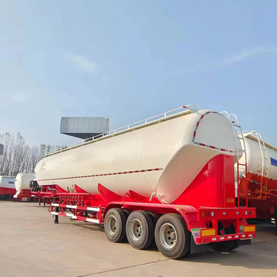 3 Axles 40cbm 45ton V Shape Dry Powder Silo Transport Cement Bulk Tanker Semi Truck Trailer