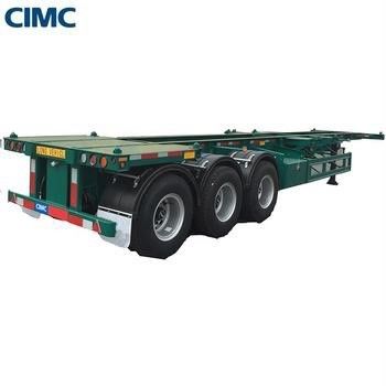 3 Axles High Quality Heavy Load Capacity Trailer Skeleton Parts Container Transportation