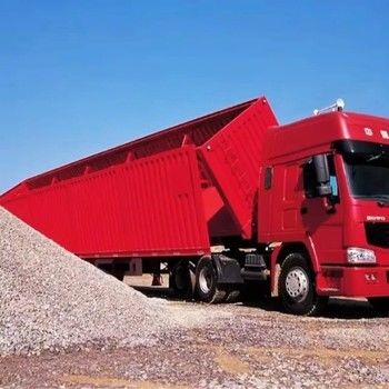 3-Axles Tipping Coal Mine Transportation Semi Trailer Engineered For Efficient Transportation Unloading Of Sand Coal