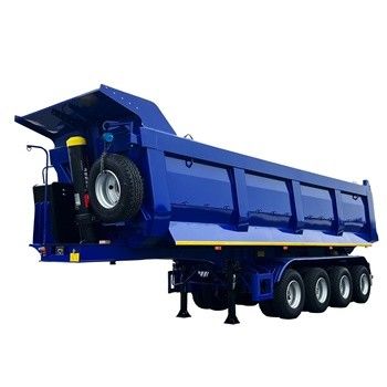 Africa Heavy-Duty Dump Truck Semi Trailer Engineered For Efficient Transportation And Unloading Of Bulk Materials And Waste