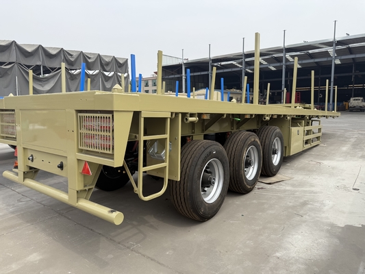 Saudi Arabia Special Type Pullable Container Flat Semi-trailer